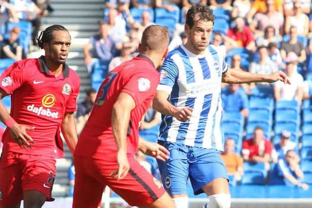 Action from Albion's match with Blackburn. By Angela Brinkhurst