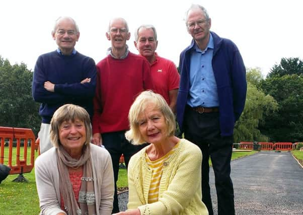 Angry residents on the section of cycle path across Walberton's village green