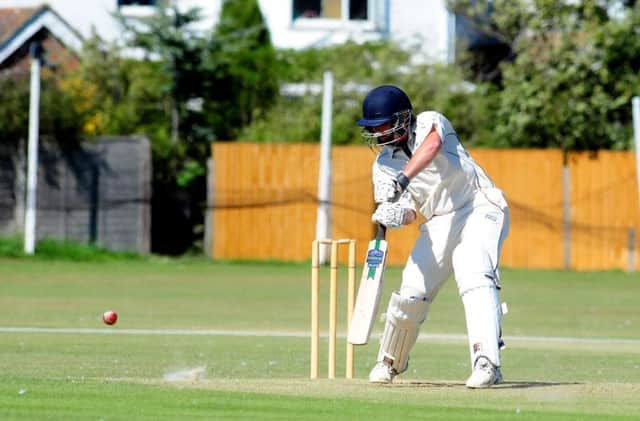 Ally James struck 39 for Littlehampton before their match at West Chiltington was abandoned owing to rain on Saturday