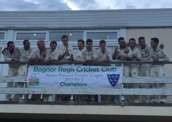 Bognor celebrate the title a week before beating Glynde