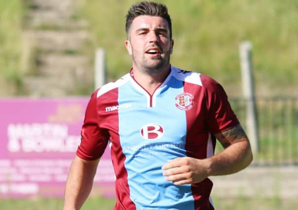 Sam Cole opened the scoring for Hastings United away to Walton Casuals with his fifth goal of the season. Picture courtesy Joe Knight