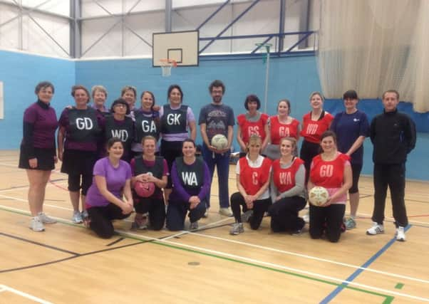 Netballers in Selsey