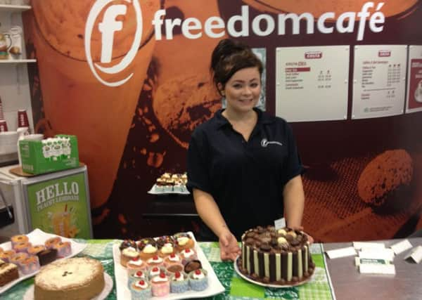 Macmillan Biggest Coffee Morning at Freedom Leisure SUS-151009-133818001