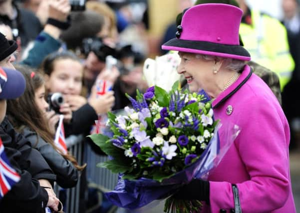 The Queen during one of her visits to Sussex