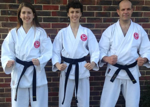 The Beards with their black belts