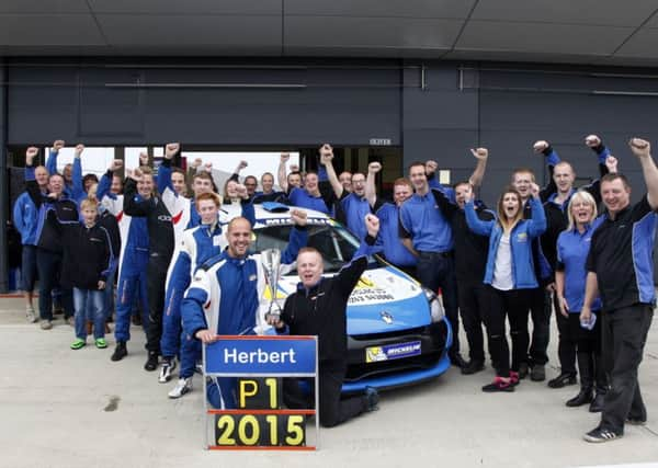 Luke Herbert and the team celebrate / Picture by Jakob Ebrey Photography