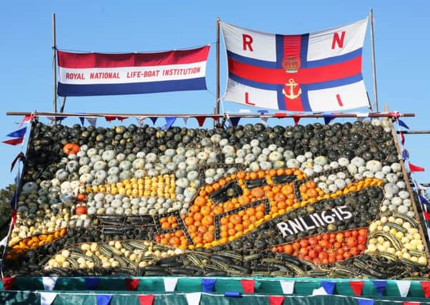 Robin Upton's Slindon pumpkins display for 2015. Pictures by Eddie Mitchell