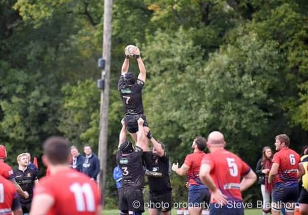 Action from Burgess Hill v Aylesford Bulls. Picture by Steve Blanthorn aQ-fTnLo6xnwvcqC5IgD