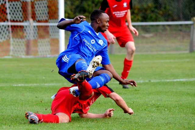 Hassocks FC v Broadbridge Heath. Pic Steve Robards SR1524768 SUS-151019-144634001