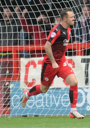 Crawley Town V Luton Town - Crawley's Rhys Murphy equalises (Pic by Jon Rigby) SUS-151019-003235008