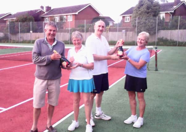 Cuckfield winners, Wendy Markwick and Chris Wincott