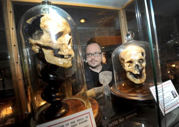 The True CRIME Museum, Hastings.
Joel Griggs, curator of the museum. SUS-151026-162527001