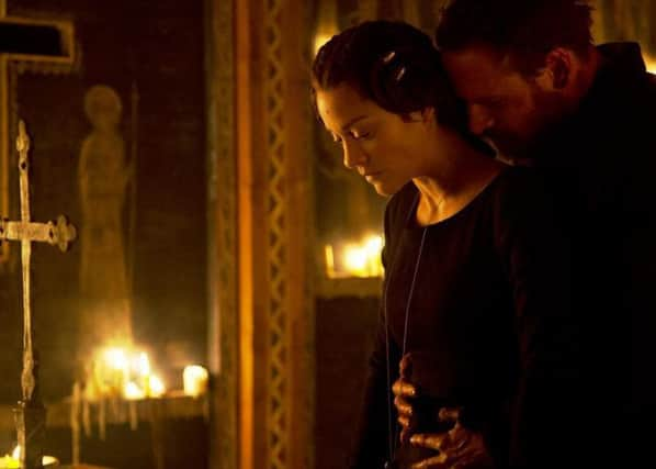 Michael Fassbender and Marion Cotillard in Macbeth