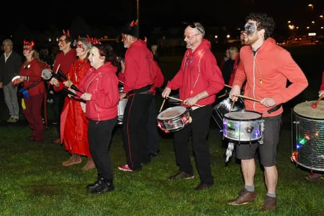 Beach Bateria Samba Band on Beach Green, Shoreham Beach