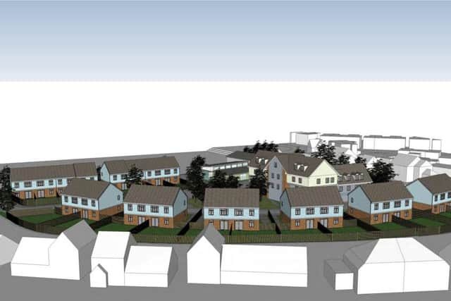 An artist's impression of the proposed Tilling Green development