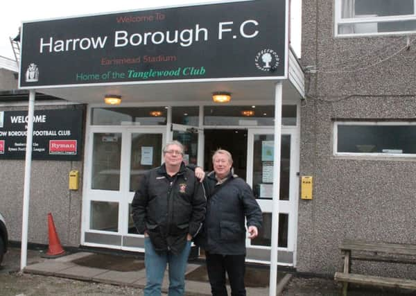 Ian and Geoff at the Ground