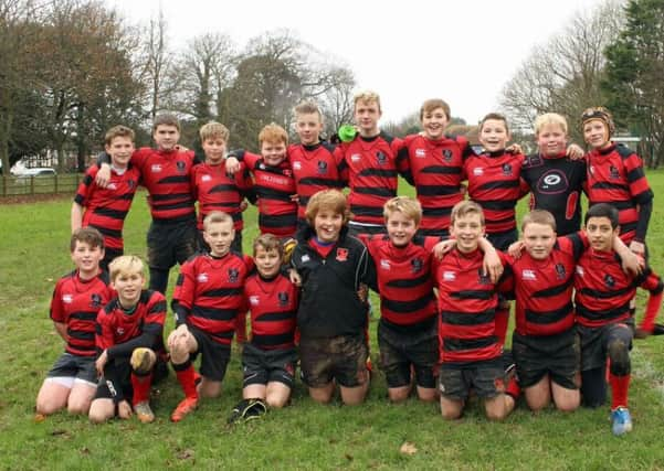 Heath U13s squad v Shoreham