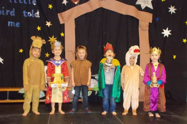 Upper Beeding Primary School's Reception Class Nativity, 'A Little Bird Told Me'.