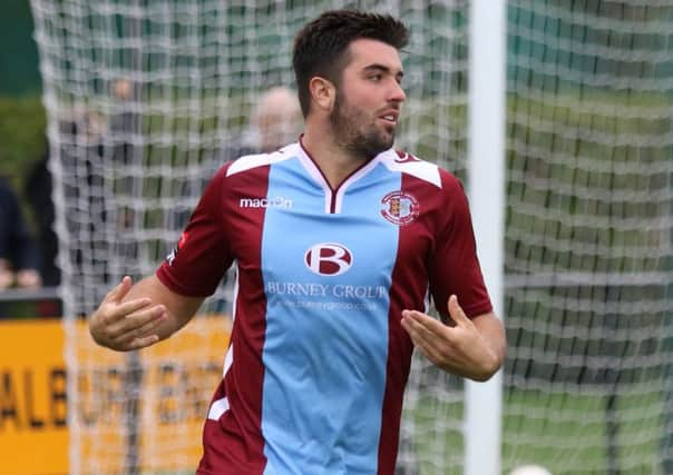 Sam Cole scored Hastings United's first goal and set up their third during the 3-2 win at home to Ramsgate. Picture courtesy Scott White