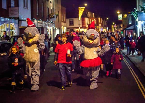 The Oliver Curd Trust in procession