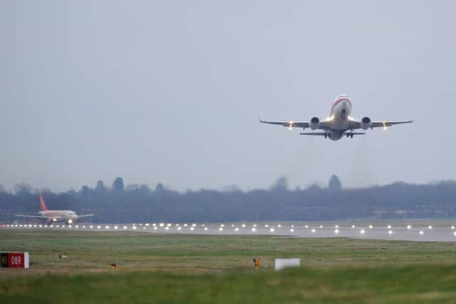 Aircraft at Gatwick Airport