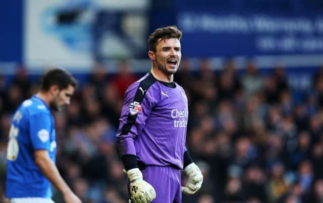 Darryl Flahavan. Pompey v Crawley Town. League Two. Fratton Park. Saturday, January 2, 2016. Picture: Joe Pepler PPP-160301-133324001