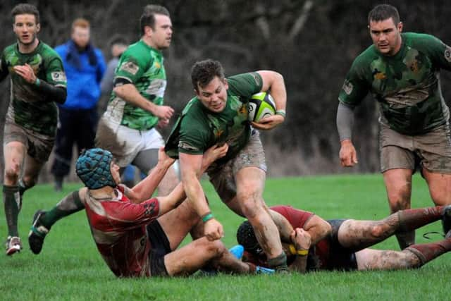 Horsham RFC v Crowborough RFC. 02.01.16 Pic Steve Robards  SR1600191 SUS-160201-165650001