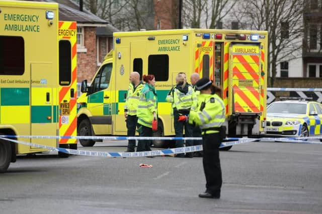 The scene of the accident, which left cllr Sharp with numerous injuries. she was air lifted to Southampton General Hospital