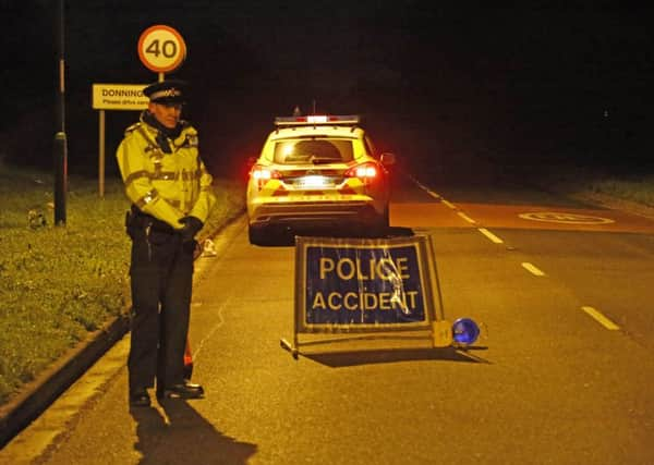 Selsey Road in Donnington was closed for several hours