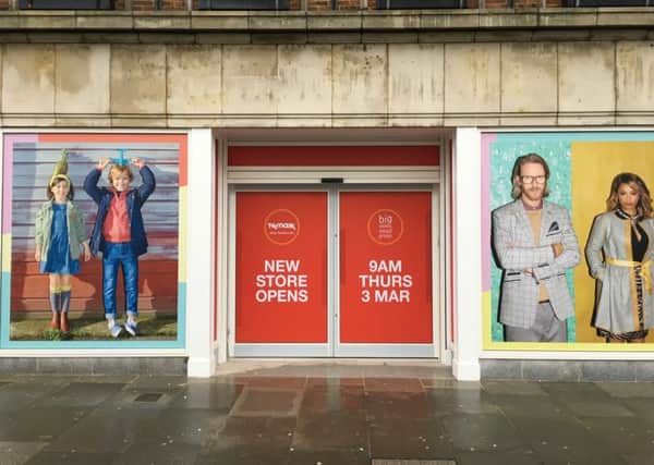 TK Maxx opens at 9am on Thursday