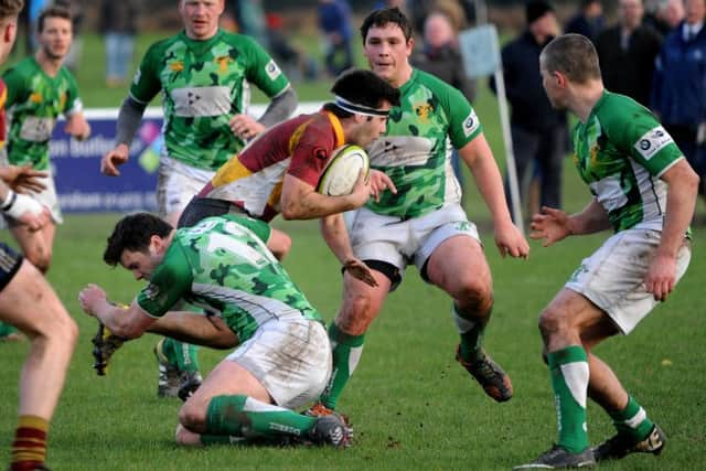 Rugby: London 2 South East: Horsham v Dartfordians. Pic Steve Robards  SR1602044 SUS-160117-130613001