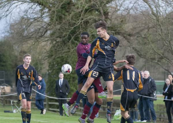 Action from Ardingly College's ISFA semi final