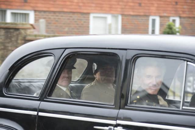 Military parade for Peter Gray. Photo by Eddie Mitchell SUS-160124-131730001