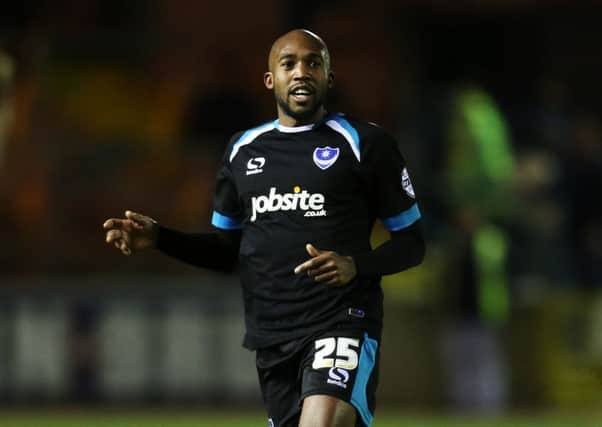 Former Pompey midfielder Nigel Atangana Picture: Joe Pepler