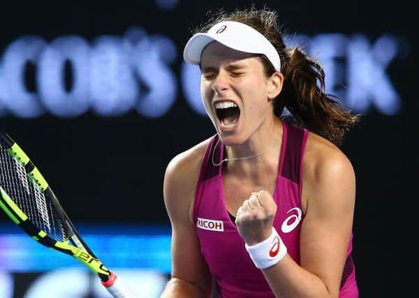 Johanna Konta's success in Australia continues