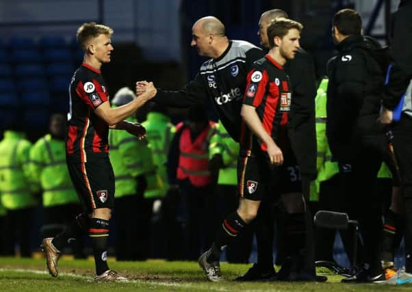 Matt Ritchie and Paul Cook. Picture: Joe Pepler