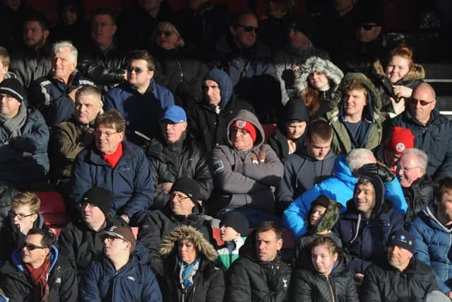 Crawley Town V Mansfield 30/1/16  Crowd shots (Photo by Jon Rigby) SUS-160130-201924008