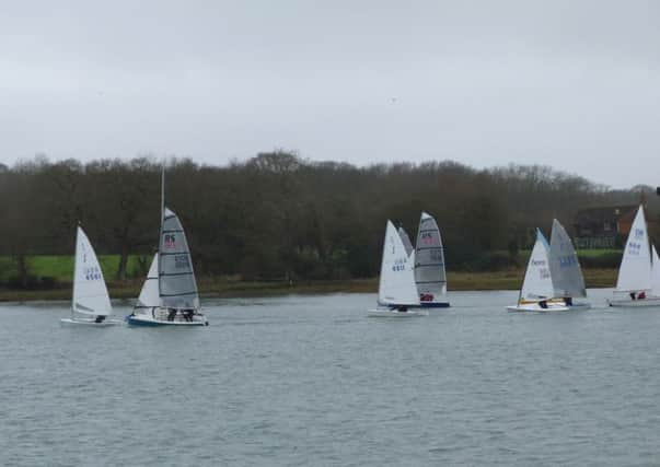 Frostbite action at Dell Quay / Picture by Andrew Horne