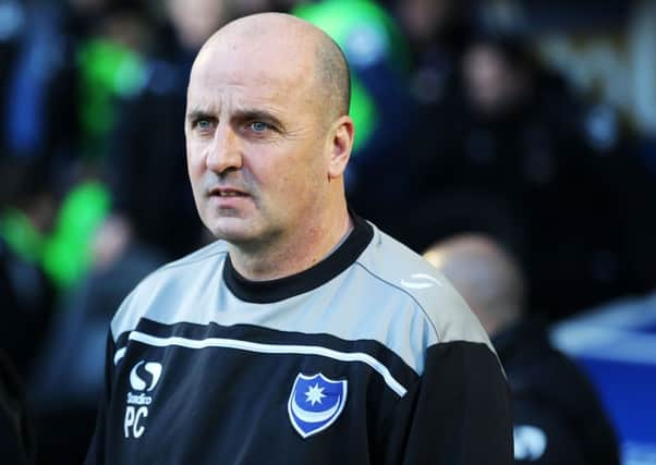 Pompey boss Paul Cook   Picture: Joe Pepler