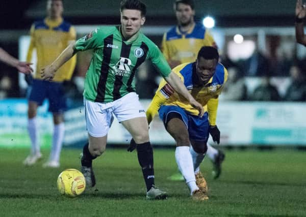 Burgess Hill Town v Enfield Town. Dan Pearse. Picture by Phil Westlake