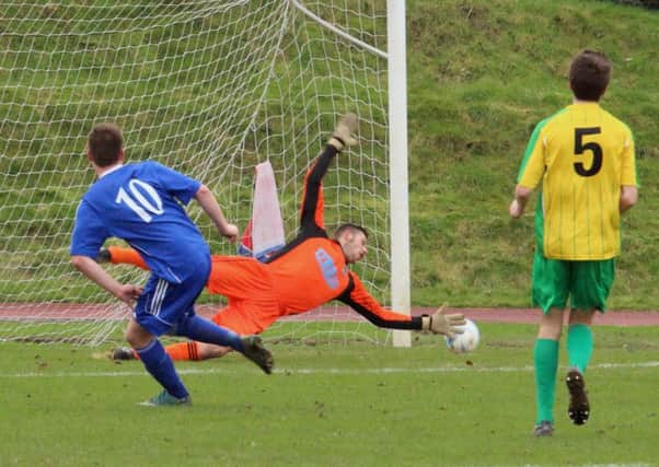 Broadbridge Heath's Jake Holmes shoots against Hailsham. 
Picture by Gary Chester SUS-160702-125013002