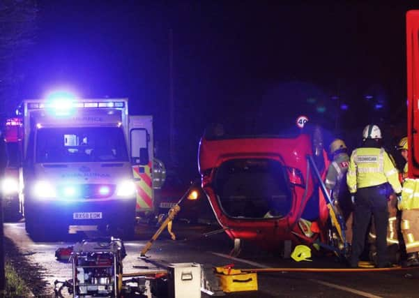 The aftermath of the crash in Heathfield. Photo by Nick Fontana