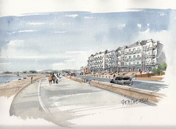 Artist's impression of Buckle Car Park site SUS-151029-121519001