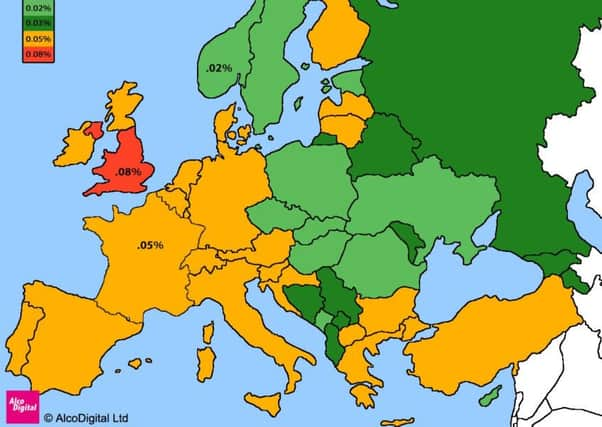 European Drink-Drive Limits (private motorists)