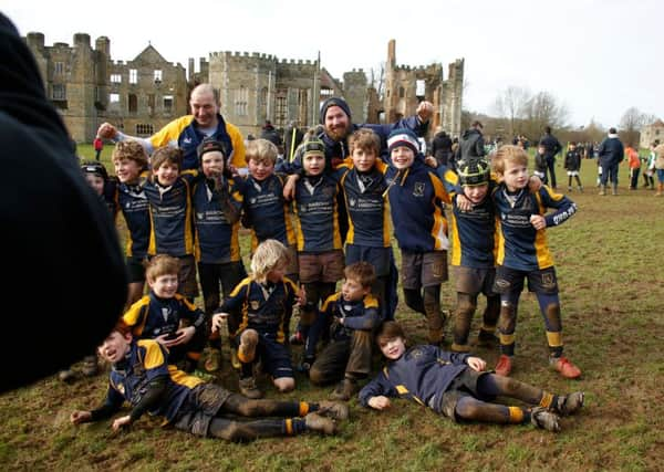 Jubilation for one of the Midhurst mini teams / Picture by Clive Bennett