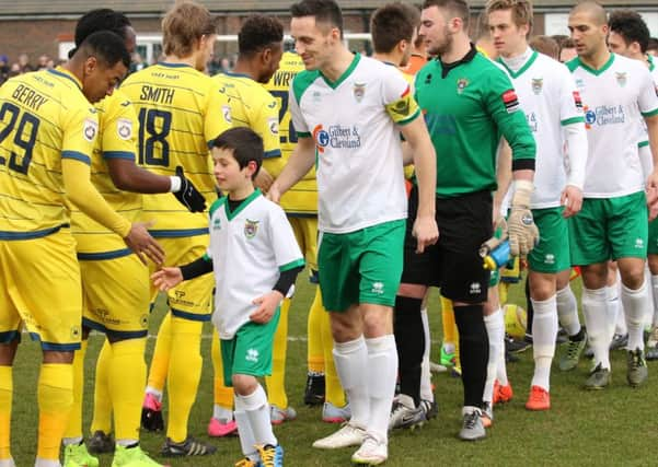 The Rocks and Torquay before their tussle in the last round / Picture by Tim Hale