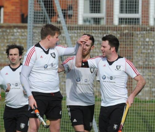 Eastbourne first XI Hockey V Horsham 27/2/16 Horsham score their second goal (Photo by Jon Rigby) SUS-160228-114412008