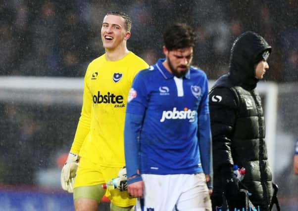 Pompey goalkeeper Ryan Fulton    Picture: Joe Pepler