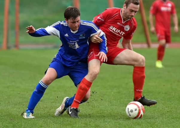 Broadbridge Heaths Jake Holmes netted the only goal of the game in Tuesday nights derby clash