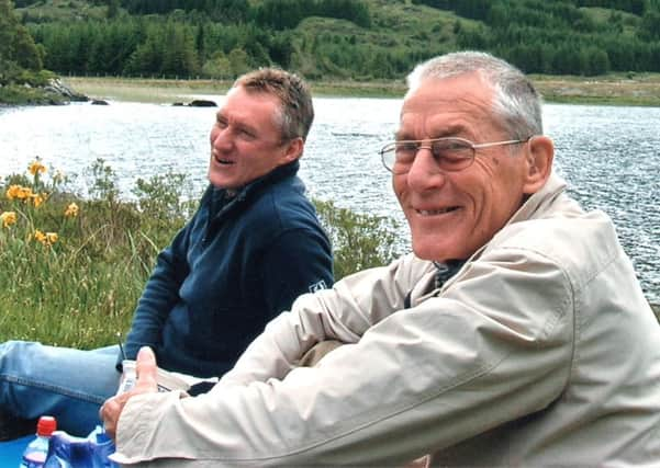 Andrew Lock with his dad Don Lock, Worthing SUS-160316-101002001